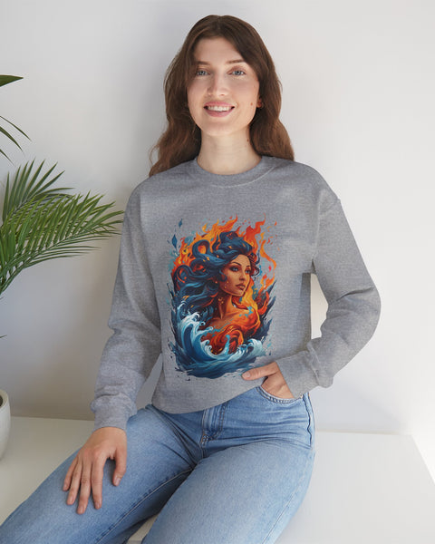 Flame Diva Sweatshirt - Rock Me Prints