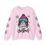 Happy Cat Sweatshirt (2 sided) - Rock Me Prints