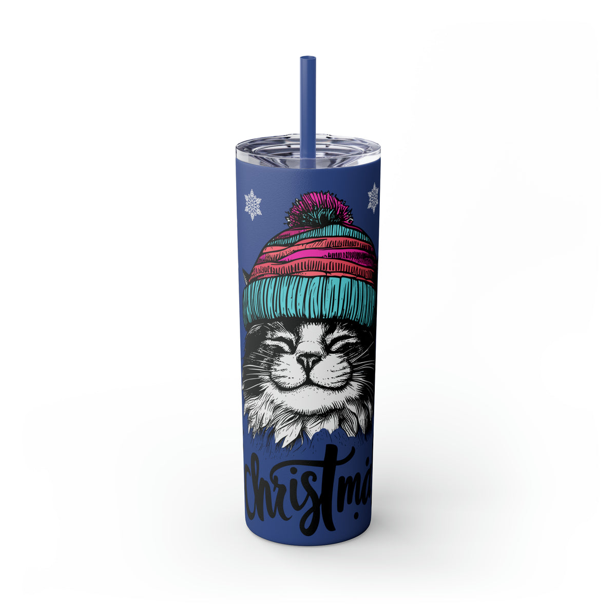 Happy Cat Matte Tumbler