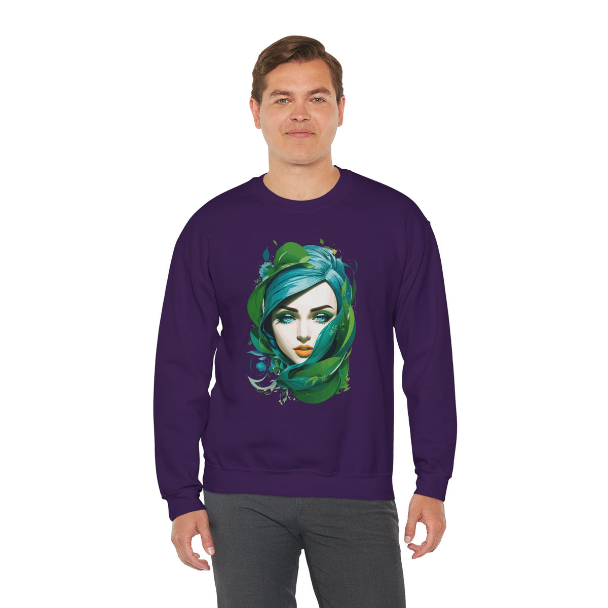 Green Diva Sweatshirt - Rock Me Prints