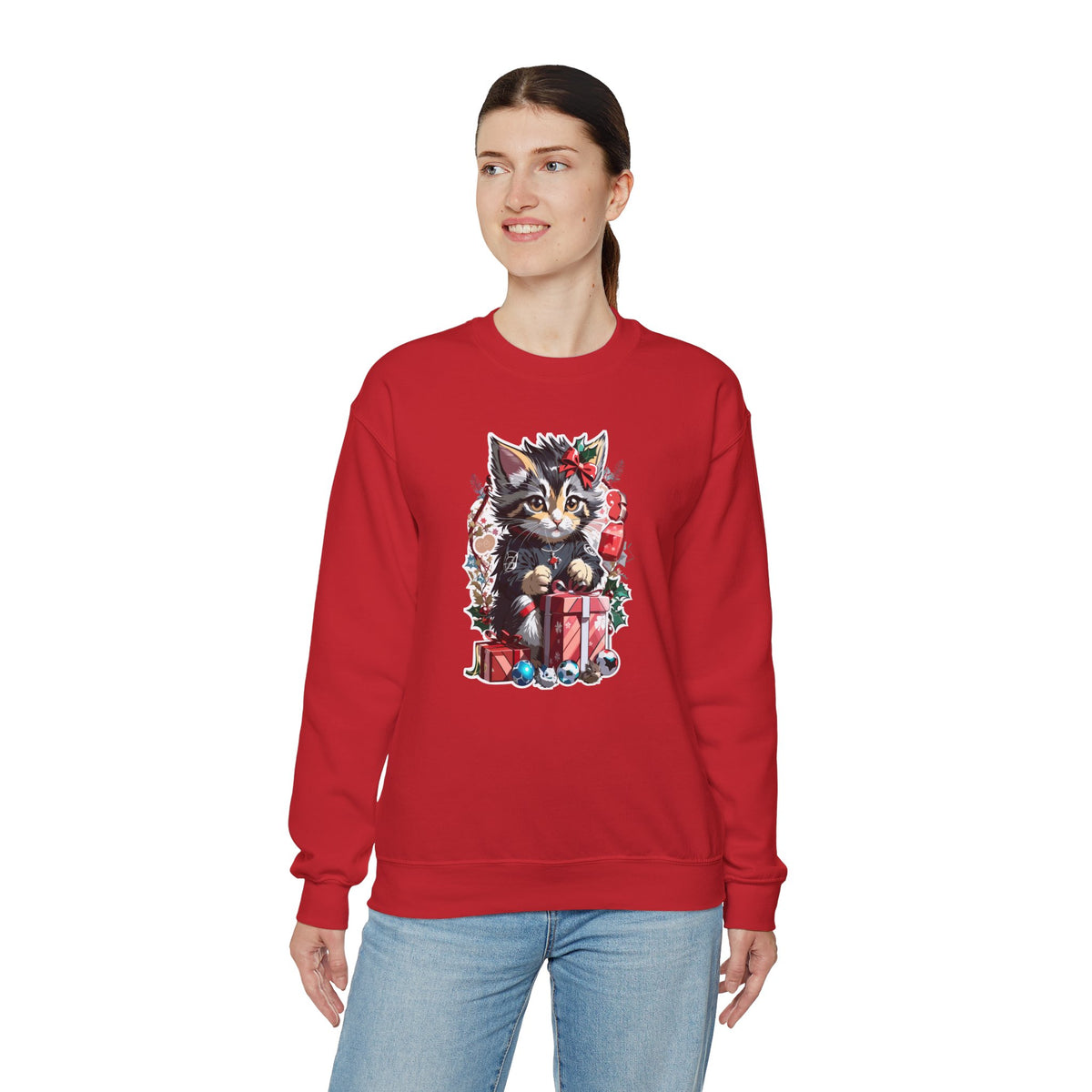 Kitty Sweatshirt - Rock Me Prints