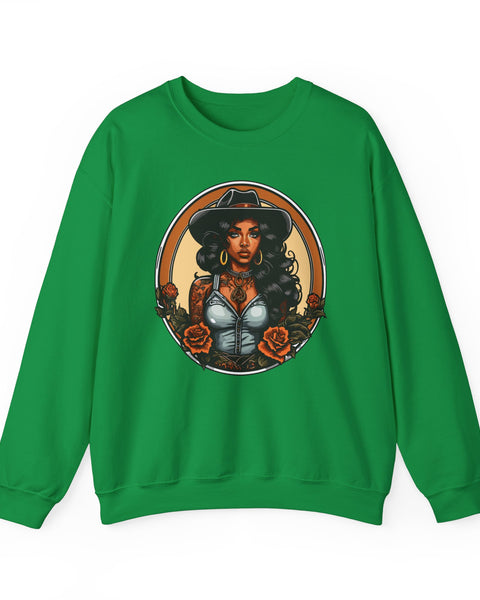 Cowgirl #2 Sweatshirt - Rock Me Prints