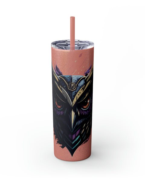 Glossy Tumbler Owl - Rock Me Prints