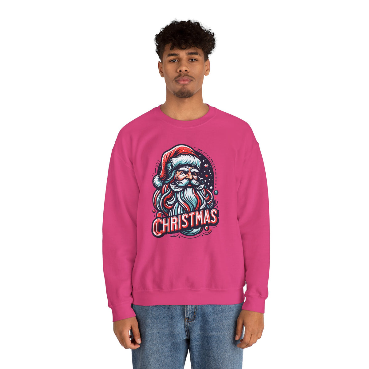 Santa #2 Sweatshirt - Rock Me Prints