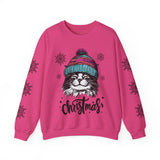 Happy Cat Sweatshirt (2 sided) - Rock Me Prints