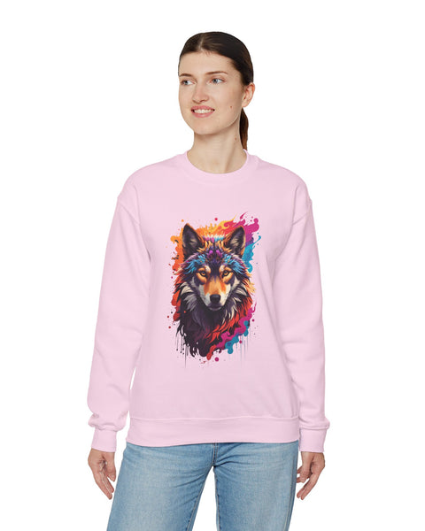 Wolf #2 Sweatshirt - Rock Me Prints