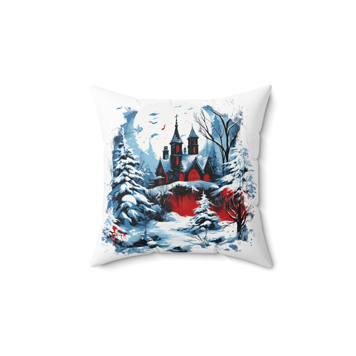 Snow Castle Pillow