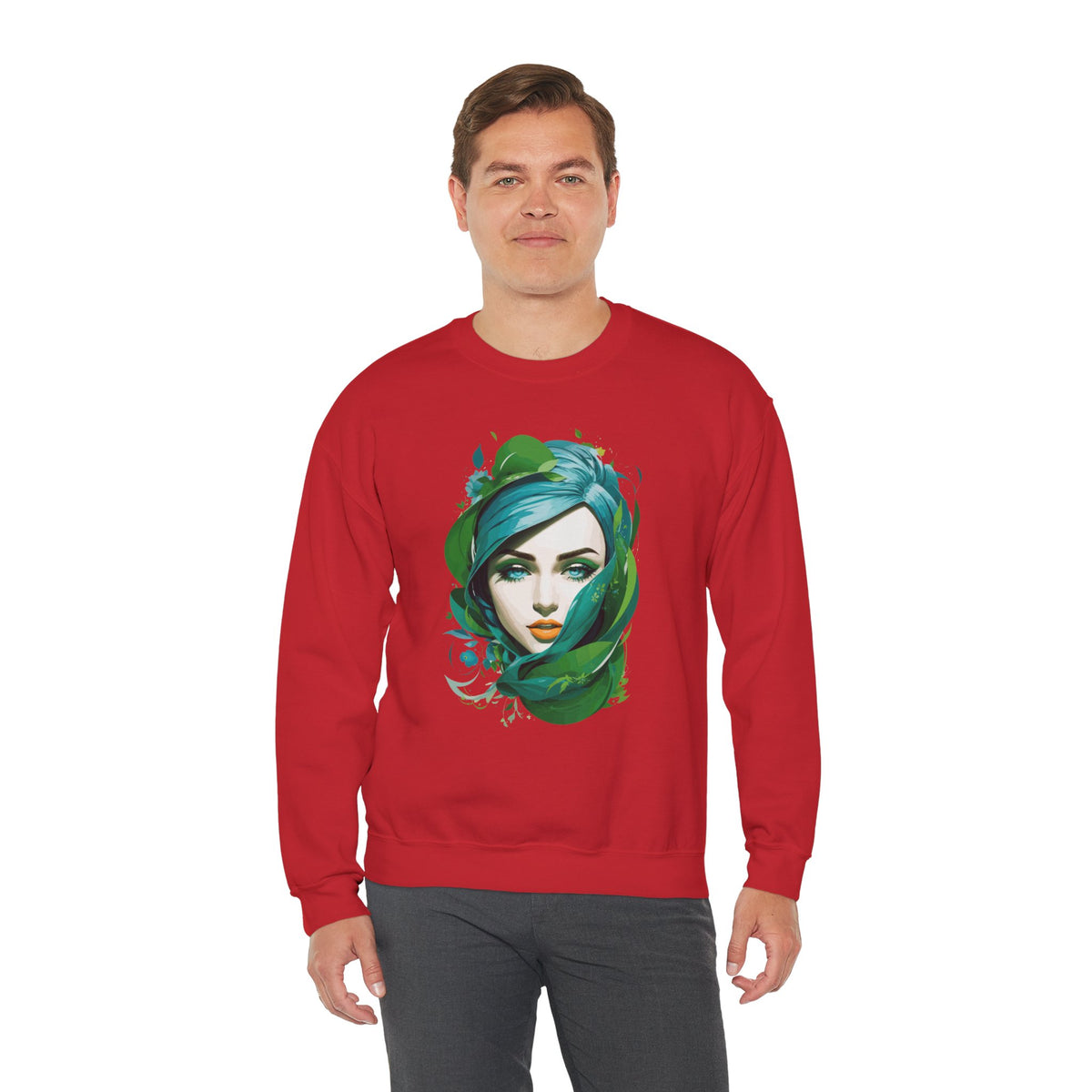 Green Diva Sweatshirt - Rock Me Prints