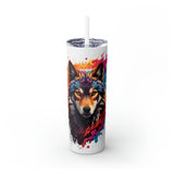 Glossy Tumbler Wolf #2 - Rock Me Prints