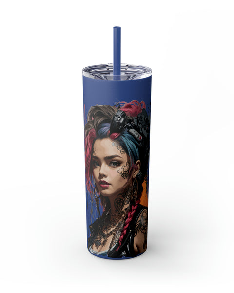 Matte Tumbler Tattoo Girl - Rock Me Prints