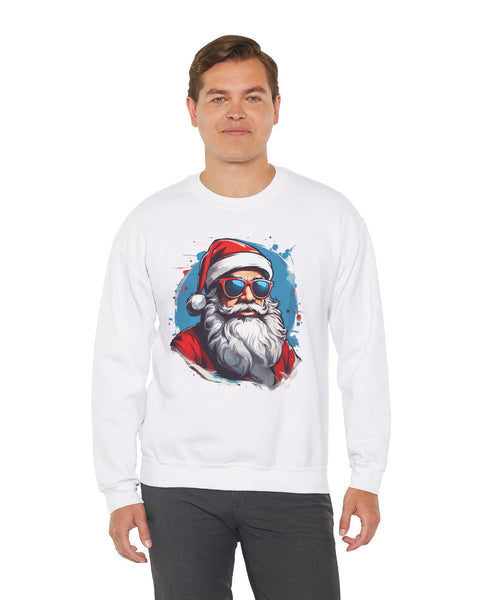 Cool Santa Sweatshirt - Rock Me Prints