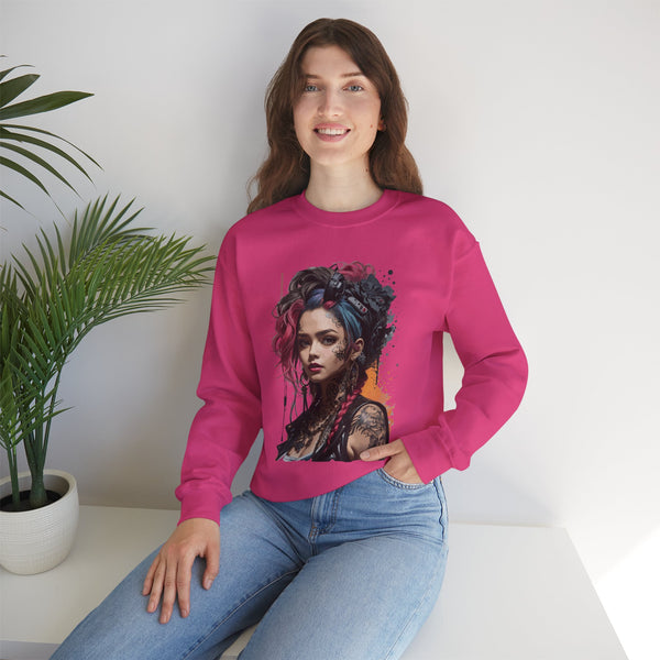 Tattoo Girl Sweatshirt - Rock Me Prints