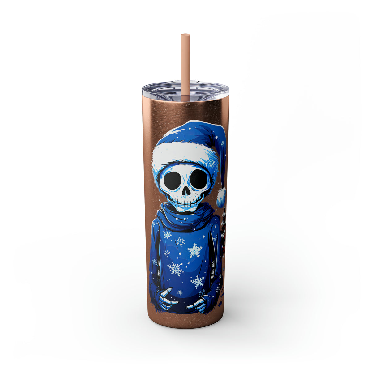 Glossy Tumbler Skeleton - Rock Me Prints