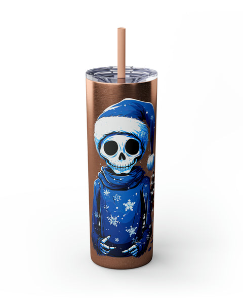 Glossy Tumbler Skeleton - Rock Me Prints