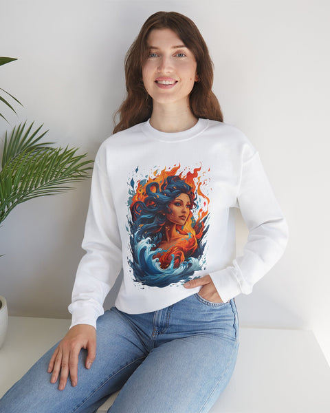 Flame Diva Sweatshirt - Rock Me Prints