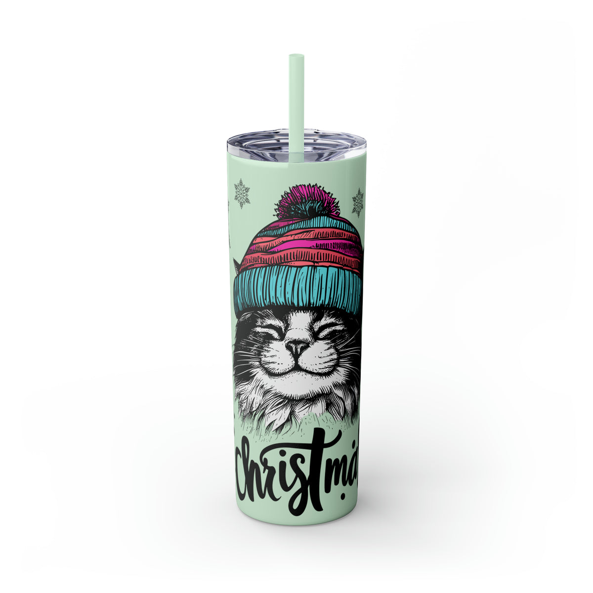 Glossy Tumbler Happy Cat - Rock Me Prints