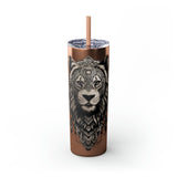 Glossy Tumbler Lion Tattoo - Rock Me Prints