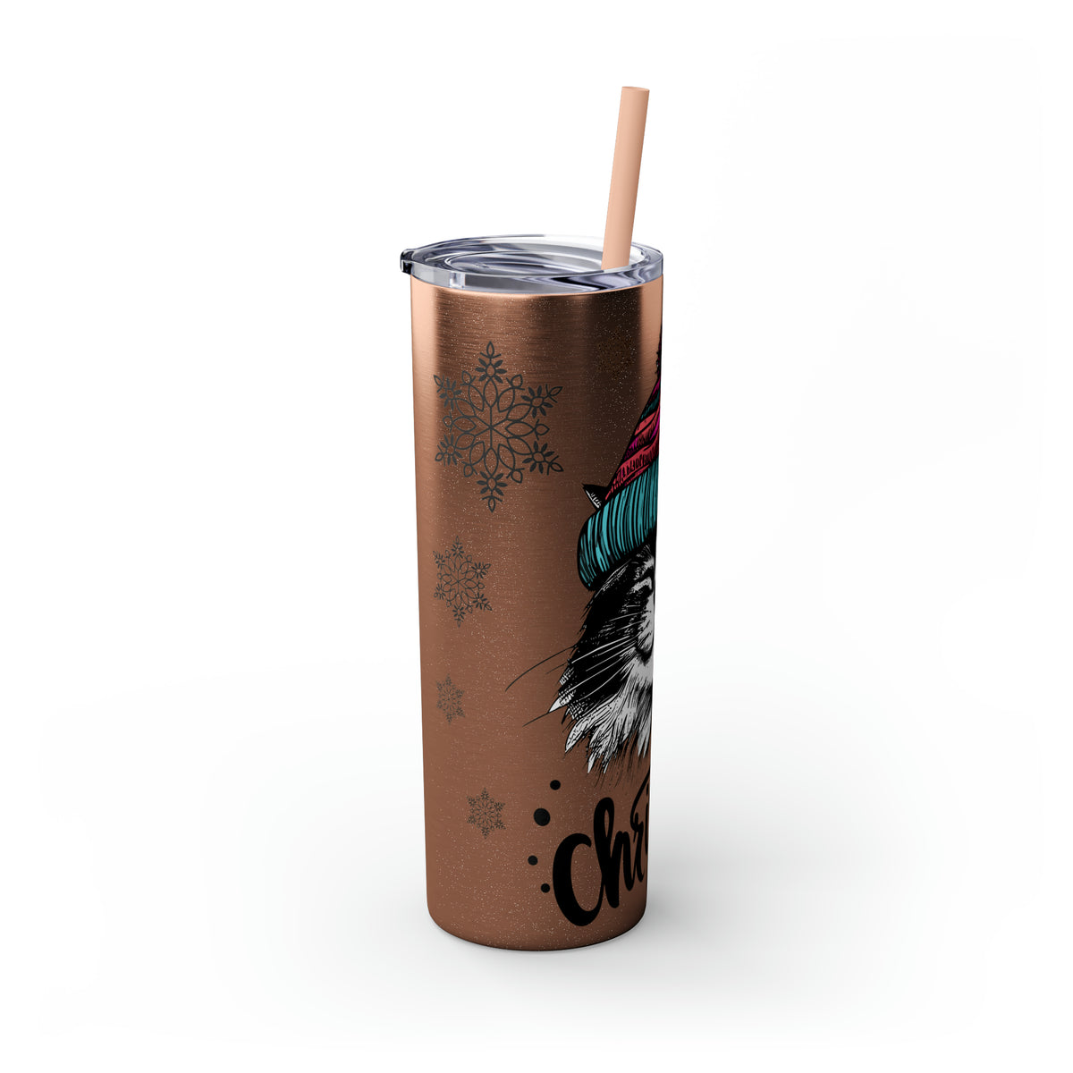 Glossy Tumbler Happy Cat - Rock Me Prints