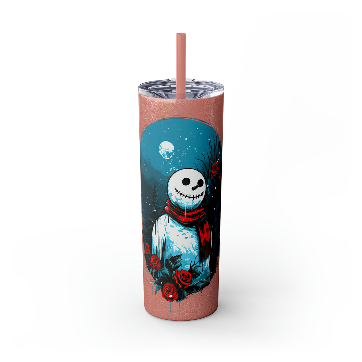 Glossy Tumbler Snowman - Rock Me Prints