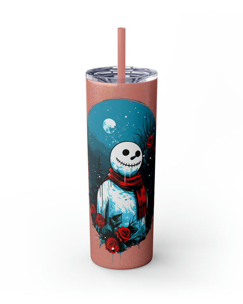 Glossy Tumbler Snowman - Rock Me Prints