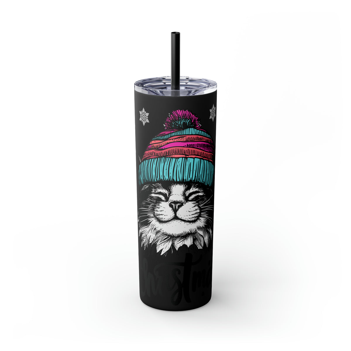 Happy Cat Matte Tumbler