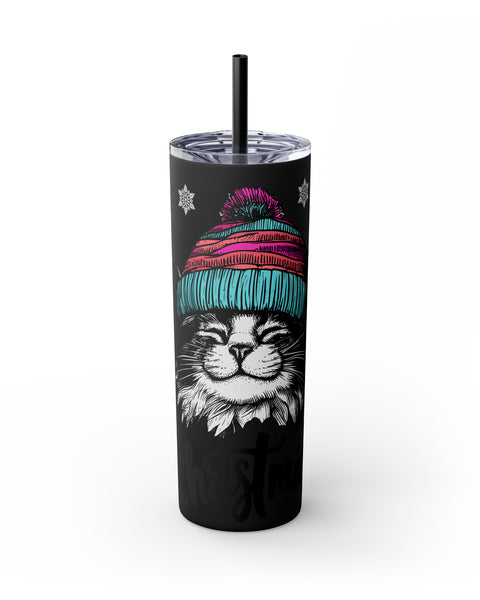 Happy Cat Matte Tumbler