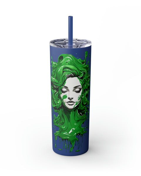 Matte Tumbler Green Diva - Rock Me Prints