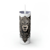 Glossy Tumbler Lion Tattoo - Rock Me Prints