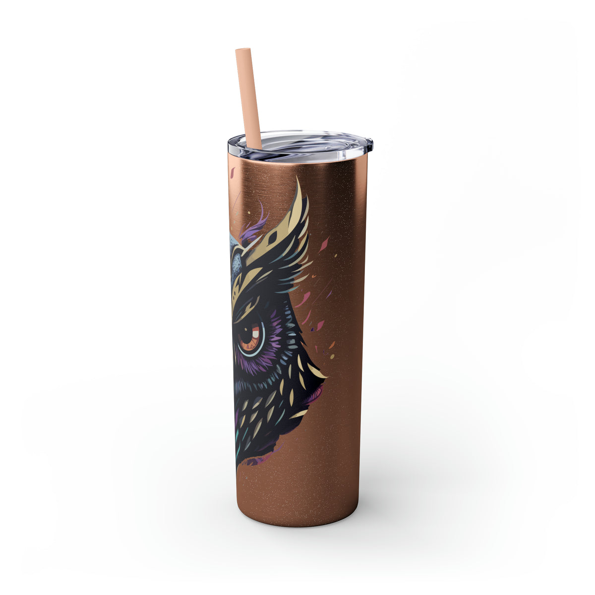 Glossy Tumbler Owl - Rock Me Prints