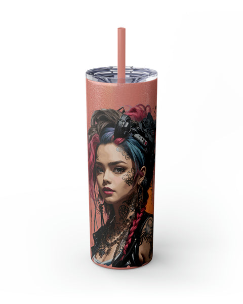 Glossy Tumbler Tattoo Girl - Rock Me Prints