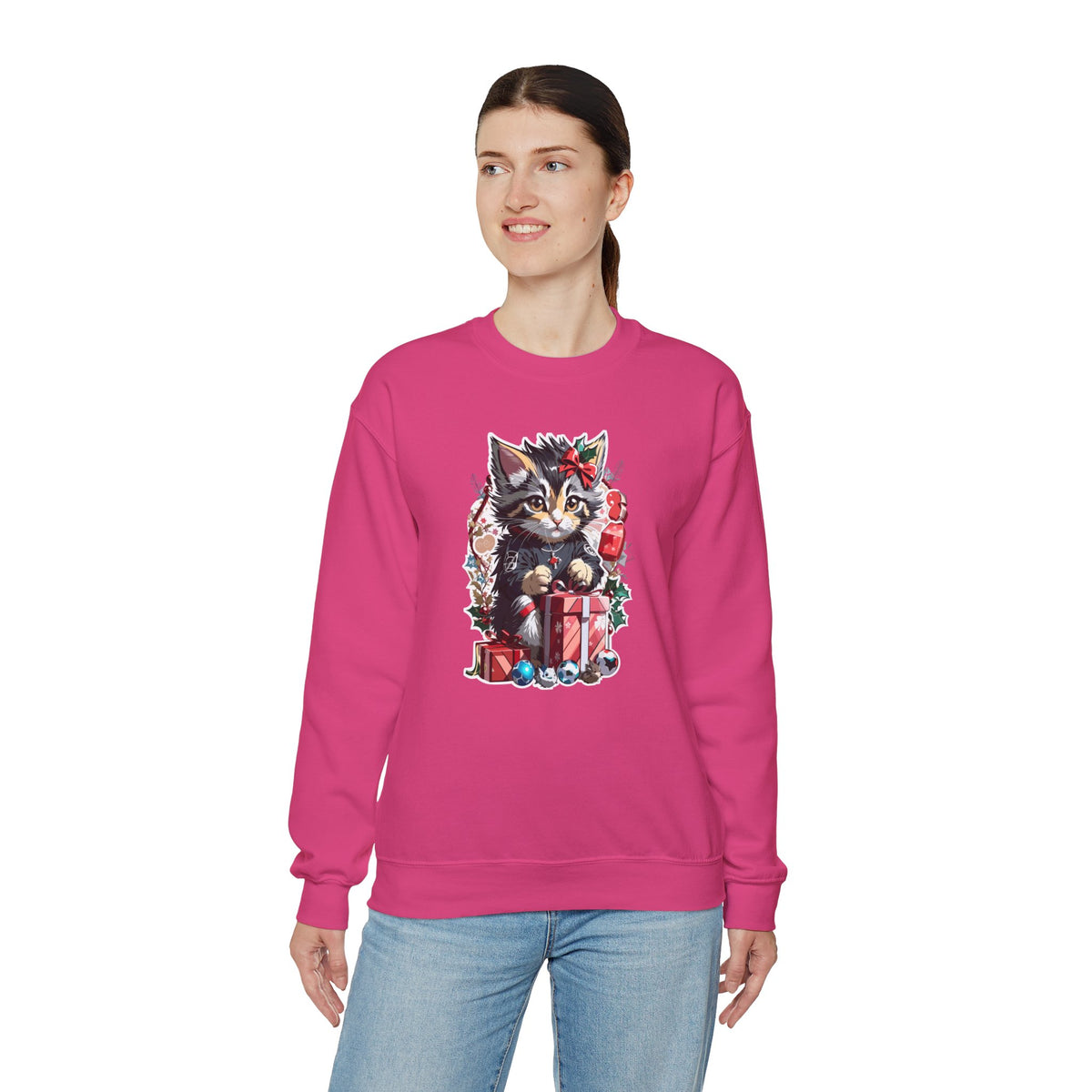 Kitty Sweatshirt - Rock Me Prints