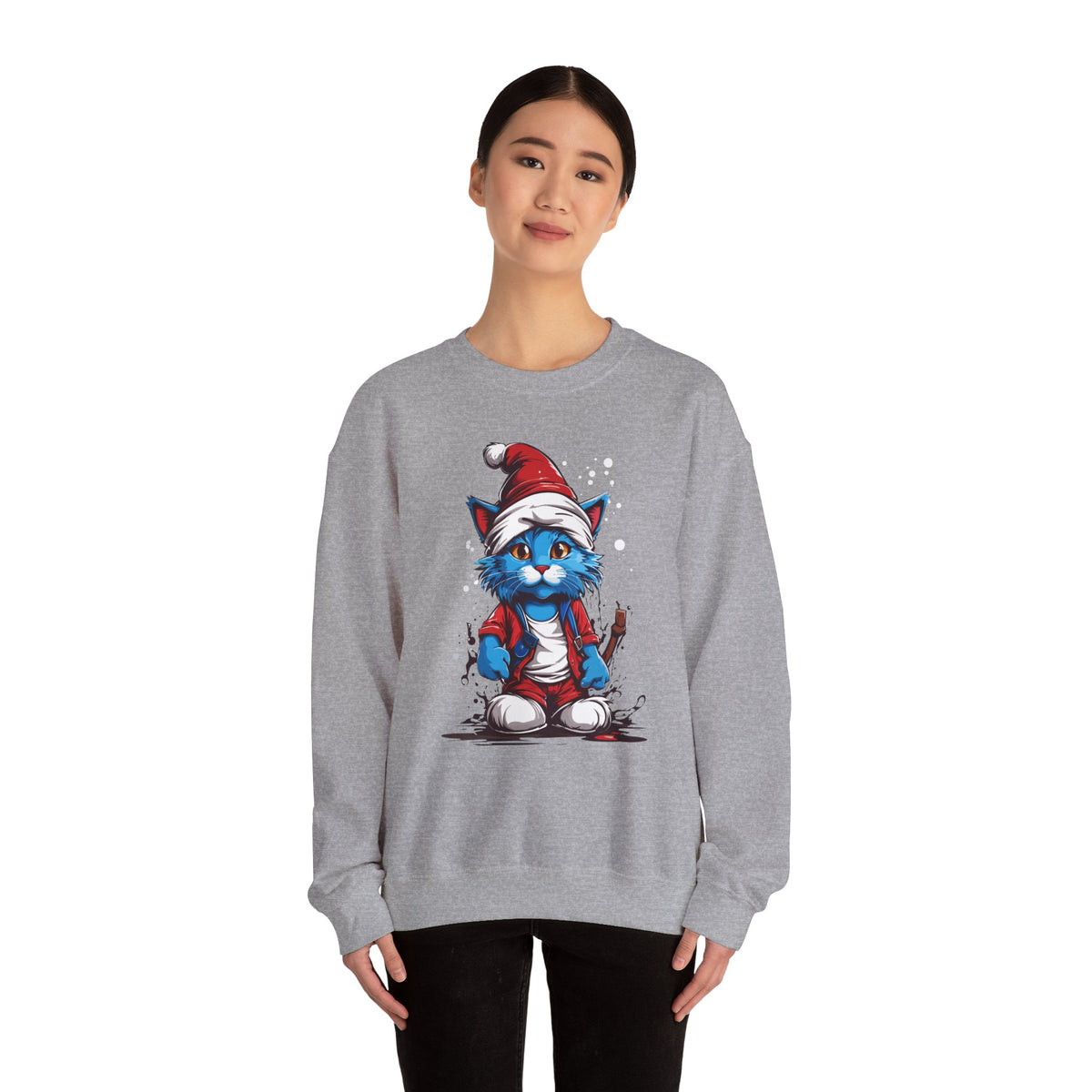 Kitty #3 Sweatshirt - Rock Me Prints