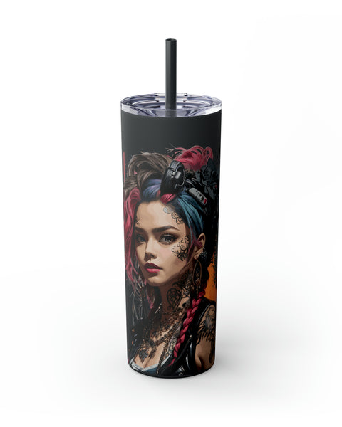 Matte Tumbler Tattoo Girl - Rock Me Prints