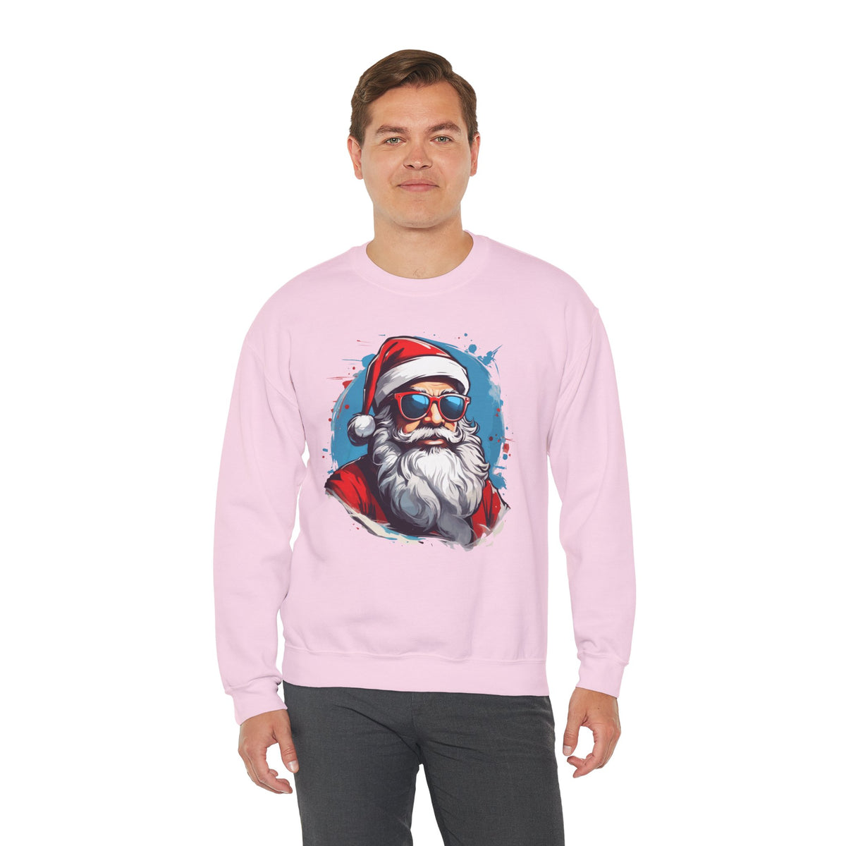 Cool Santa Sweatshirt - Rock Me Prints