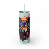 Glossy Tumbler Wolf #2 - Rock Me Prints