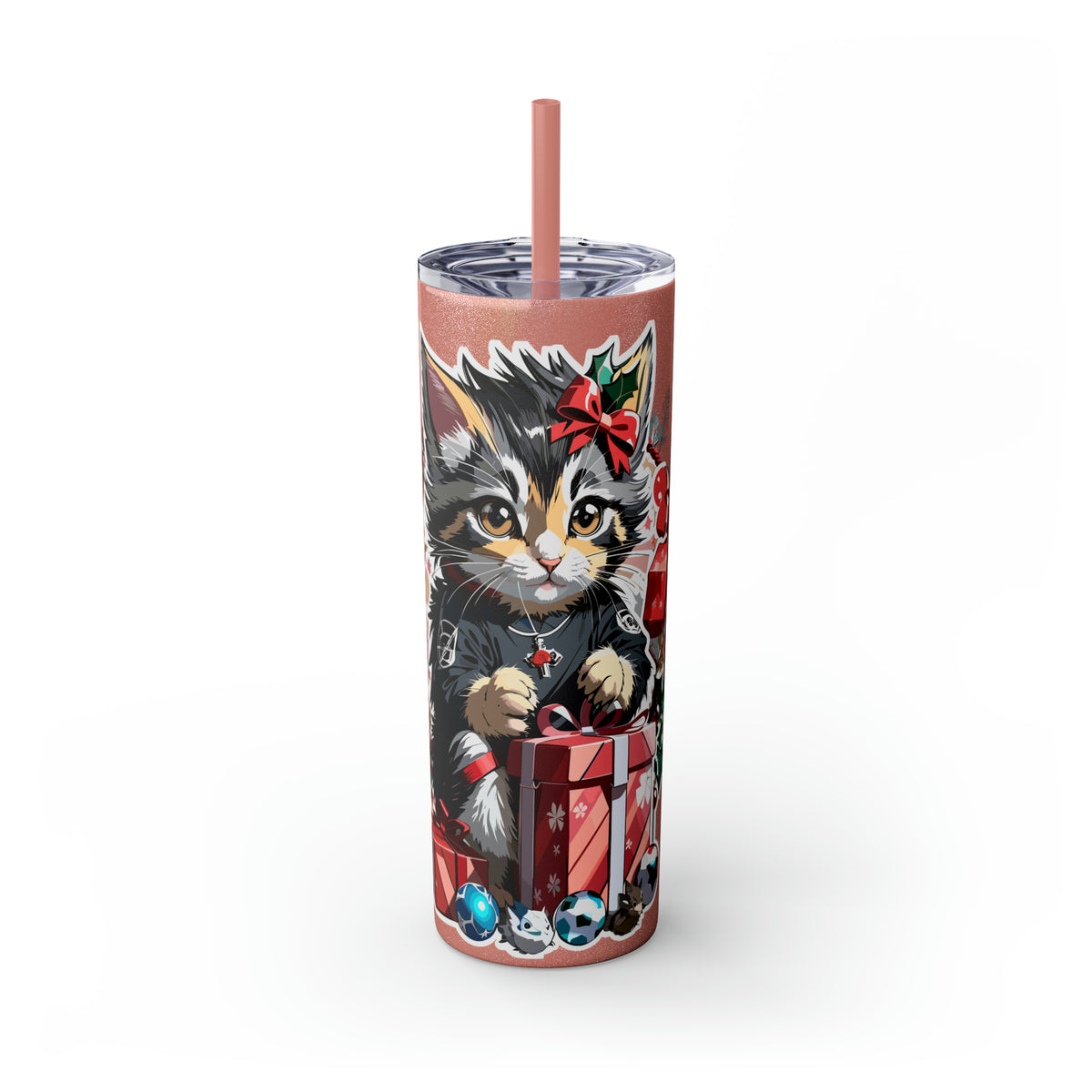 Glossy Tumbler Kitty - Rock Me Prints