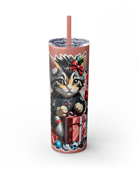 Glossy Tumbler Kitty - Rock Me Prints