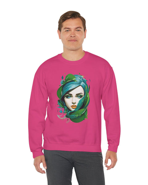 Green Diva Sweatshirt - Rock Me Prints