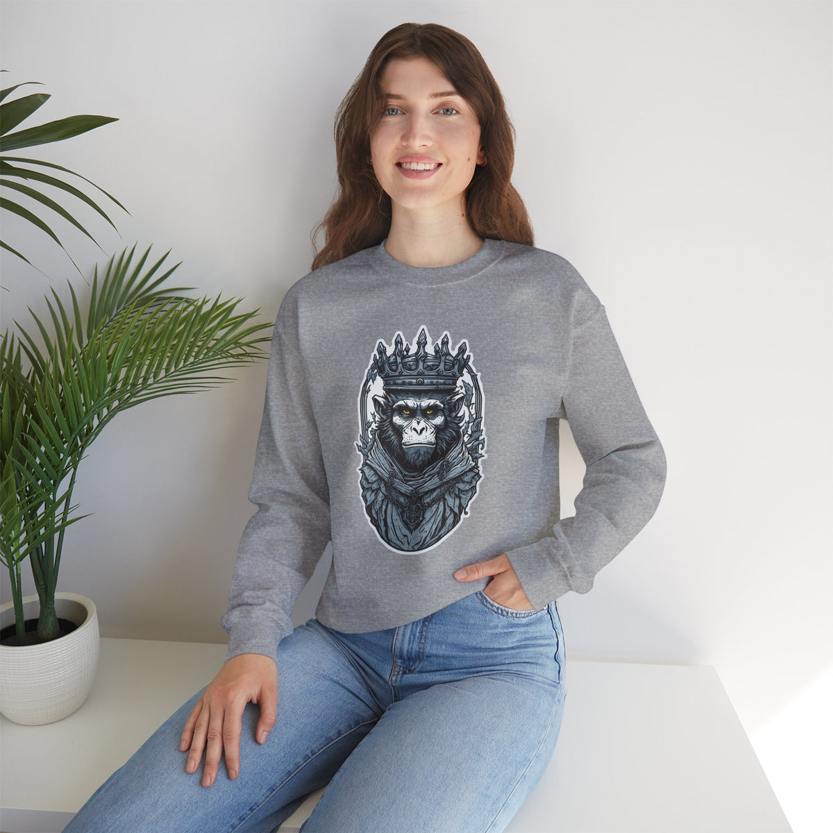 Monkey Tattoo Sweatshirt - Rock Me Prints