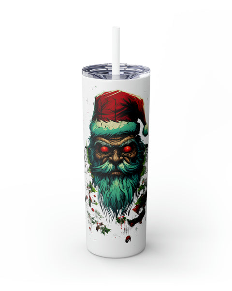 Glossy Tumbler Evil Santa - Rock Me Prints