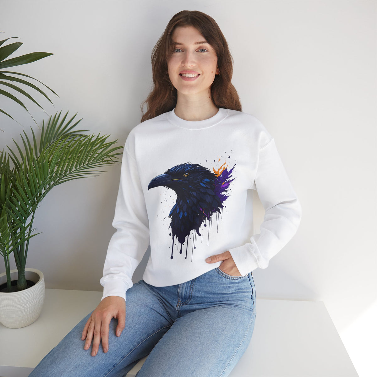 Raven Sweatshirt - Rock Me Prints