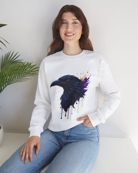 Raven Sweatshirt - Rock Me Prints