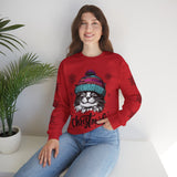 Happy Cat Sweatshirt (2 sided) - Rock Me Prints