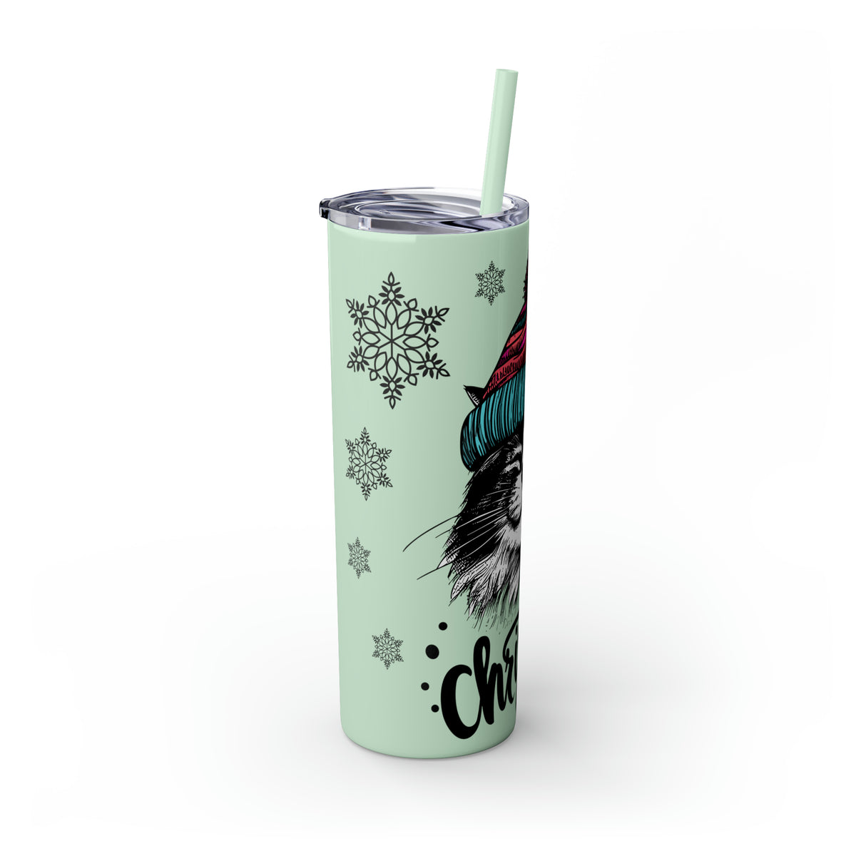 Glossy Tumbler Happy Cat - Rock Me Prints