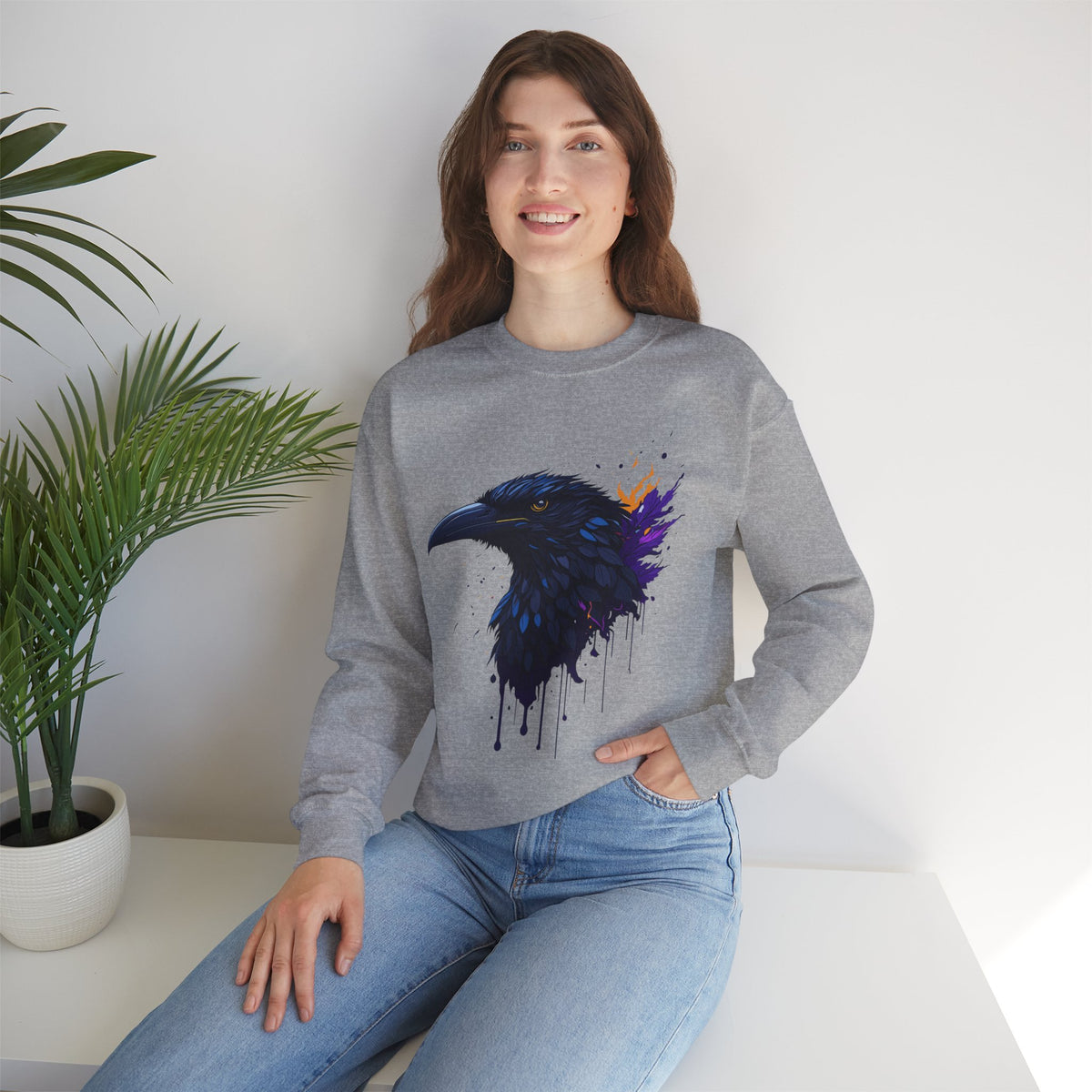 Raven Sweatshirt - Rock Me Prints