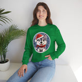 Cute  Husky Sweatshirt - Rock Me Prints