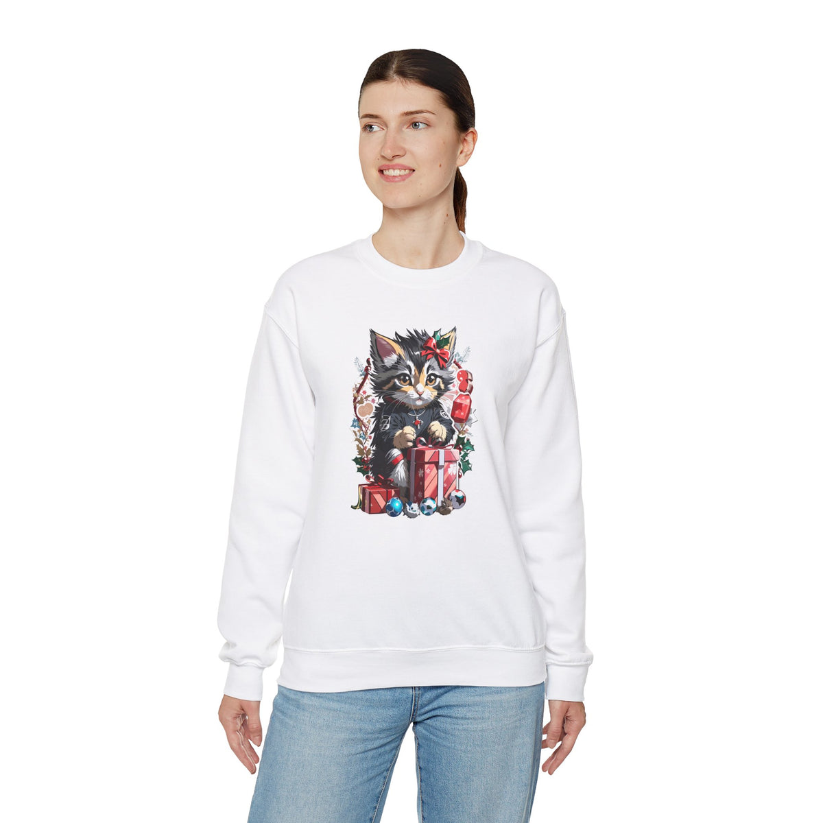 Kitty Sweatshirt - Rock Me Prints