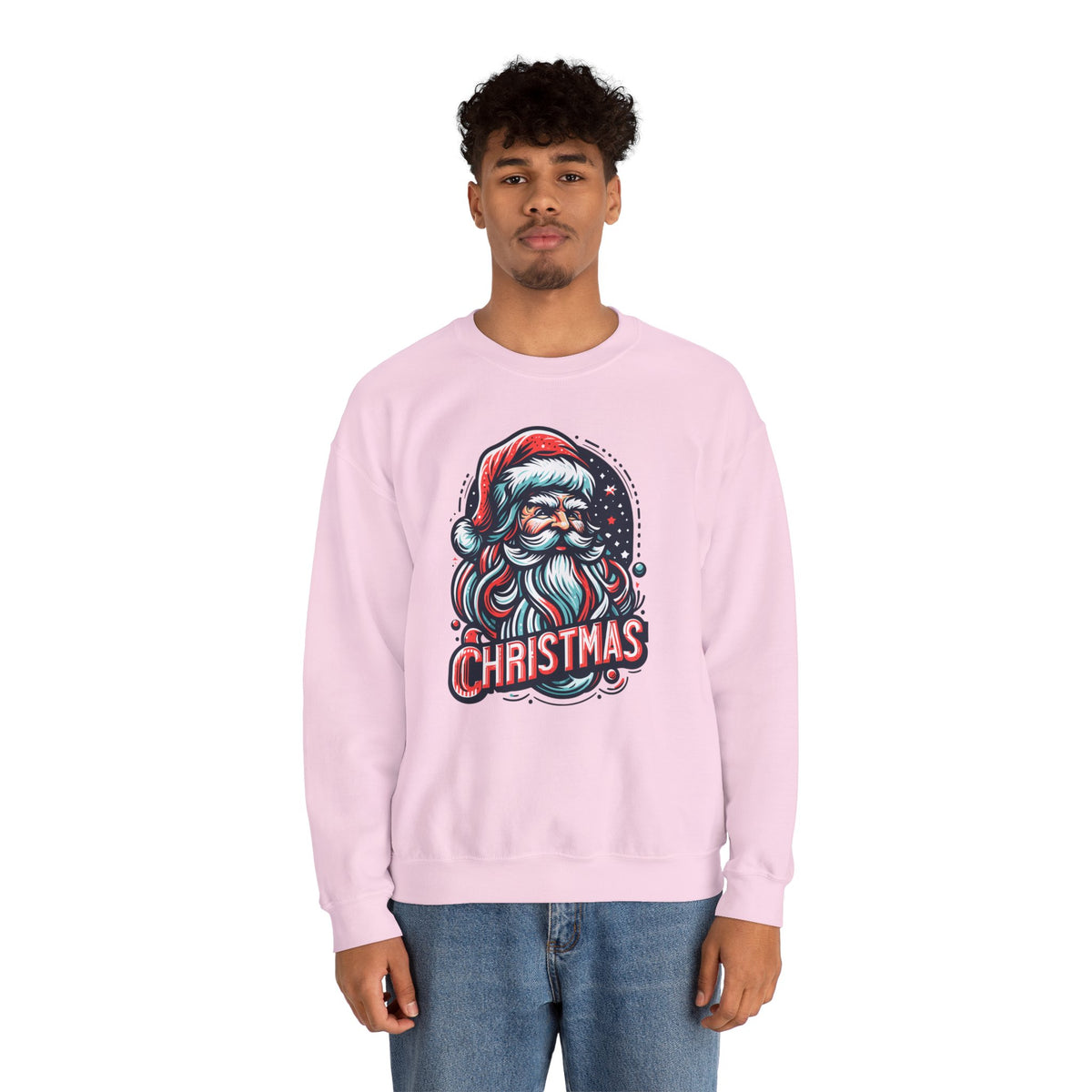 Santa #2 Sweatshirt - Rock Me Prints