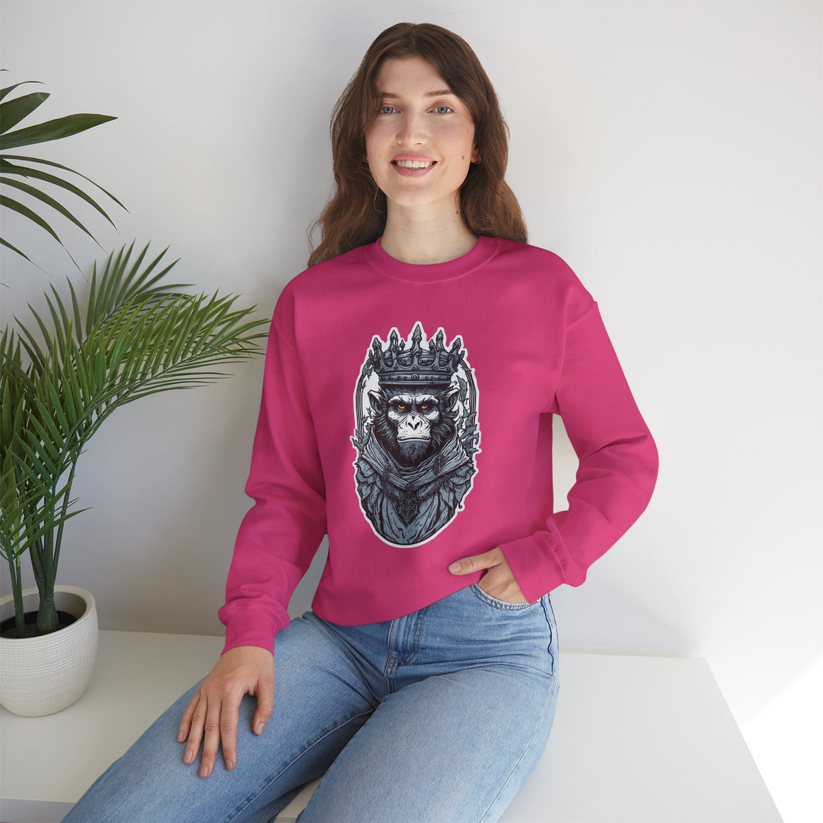 Monkey Tattoo Sweatshirt - Rock Me Prints