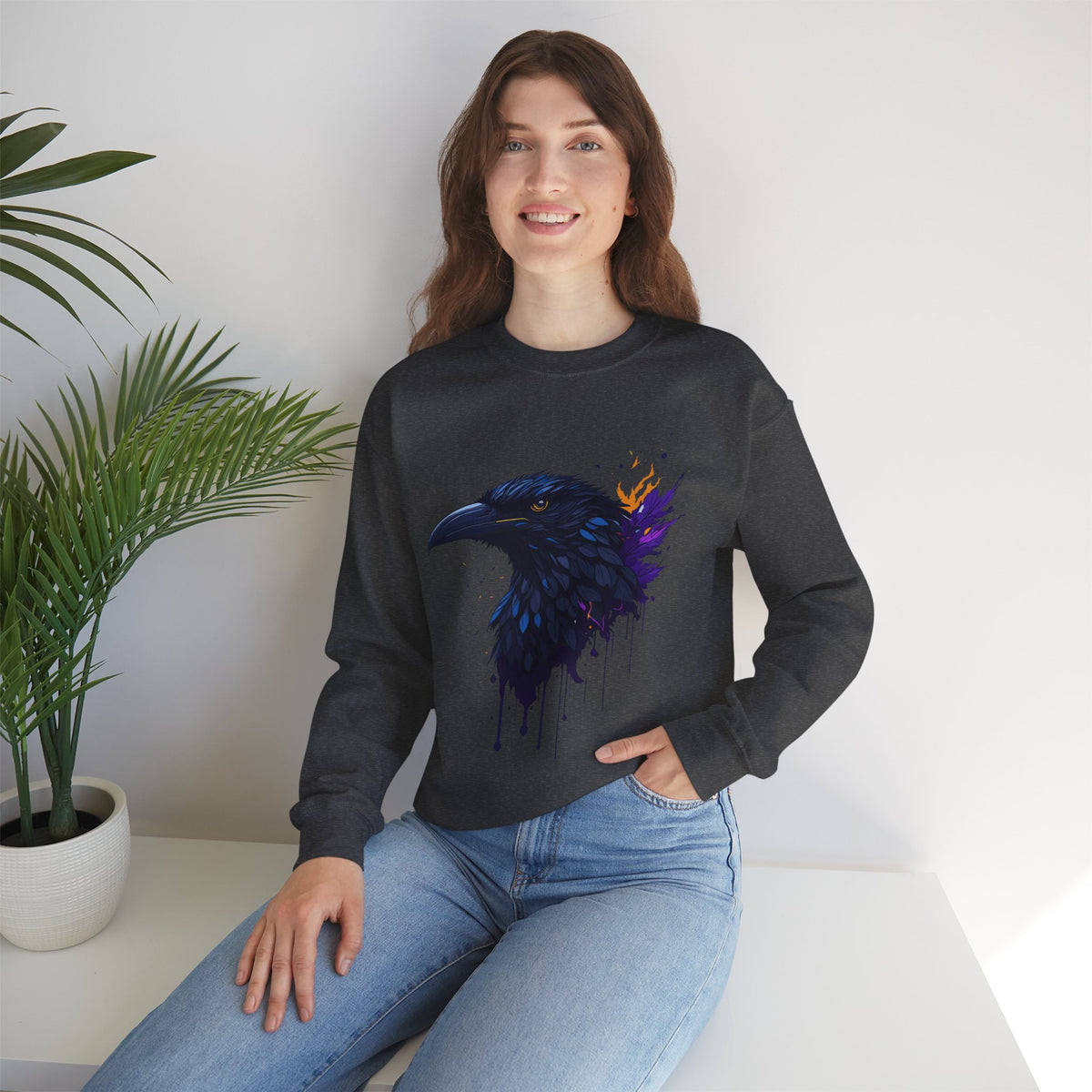 Raven Sweatshirt - Rock Me Prints